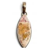Sterling Silver Cantera Opal Pendant