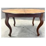 Antique Walnut Cabriole Leg Table