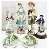 Victorian Style Porcelain Figures