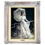 Marty Bell S/N 'She Walks in Beauty' Framed Print