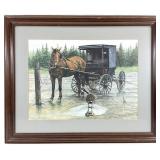 James Lloyd S/N 'This Puddle's Mine' Art Print