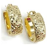10K Gold Hoop Earrings