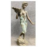 C. Conndray Bronze Figural Art Nouveau Sculpture