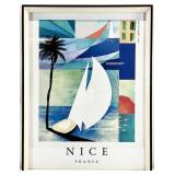 Awol The Art of Travel, Nice France Art Print