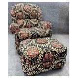 Smith Brothers Club Chair & Ottoman