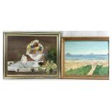 2 Original Vintage Paintings