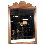 Chippendale Style Wood Framed Wall Mirror