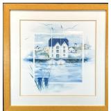 Heinz Kirchner Seaside Village Lithograph Art