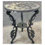 Cast Metal Outdoor Table