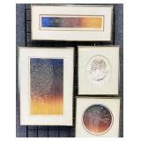 4pc Dee Pasternak Artist's Proof Prints