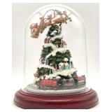 Village Christmas Tree w/ Train & Flying Sleigh