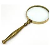Brass Desk Magnifying Glass