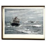 Norman Wilkinson, I Will Not Abandon You Art Print