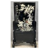 Chinese Mother of Pearl Lacquerware Screen