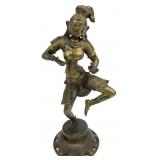 Old South Asian Dancing Dakini Gita Bronze Statue