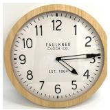 Faulkner Clock Co. Est 1864 Wall Clock