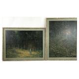 2 Warner Baird Art Prints Framed