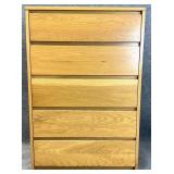 Oak Tone Chest of Drawers