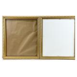 2 Gold Picture / Art Frames