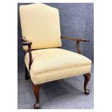Yellow Upholstered Lolling Chair