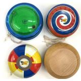4pc Vintage Yo-Yo Collection