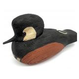 Wood Carved Hooded Merganser Duck Decoy