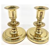 2 Baldwin Brass 4 ' Candlesticks