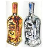 2 Bayou Rum Tin Advertising Signs