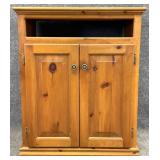 Pine TV or Microwave Stand