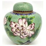 Chinese Cloisinne Ginger Jar