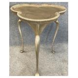 Metal Clover Top Accent Table