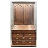 18th Century Oak Bookcase Secretary