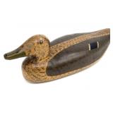 Vintage Carved Wood Hand Painted Duck Decoy