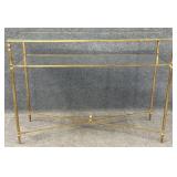 Metal Frame Mirror Top Modern Console