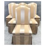 6 Rolling Tone on Tone Parsons Chairs