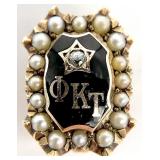 14K Gold Phi Kappa Tau Fraternity Pin