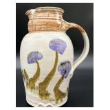 Signed Stoneware Art Pottery Jug