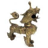 15 ' Thai Bronze Guardian Foo Dog Sculpture