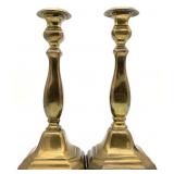 Pair Brass 10 ' Candlesticks