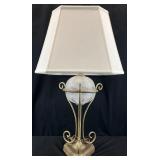 Metal & Glass Table Lamp