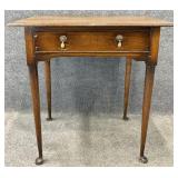 English Oak One Drawer Table