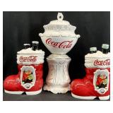 3pc Coca Cola Cookie Jars