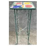 Tile Top Plant Stand
