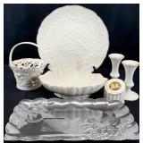 7pc Lenox Serving Dishes, Filigree Basket & More