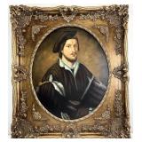 Italian Renaissance Style Portrait Painting