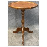 Leather Insert Plant Stand