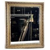 Gold Framed Beveled Wall Mirror