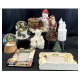 Christmas Snow Globes, Frames & Decor