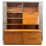 Midcentury Meredew Teak Bookcase/Cabinet