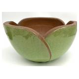 Green Glazed Terracotta Pottery Planter